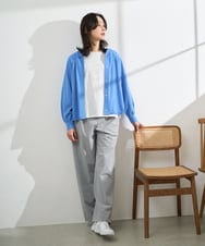 PZSGE43270 GEORGES RECH(ジョルジュ・レッシュ) [アンサンブル対応]ニットフードカーディガン ネイビー