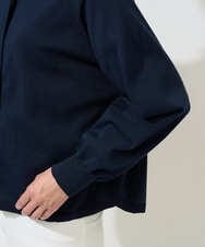 PZSGE43270 GEORGES RECH(ジョルジュ・レッシュ) [アンサンブル対応]ニットフードカーディガン ネイビー