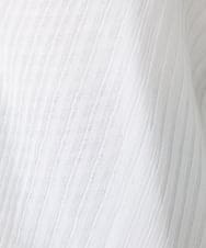 PZSGQ44290 GEORGES RECH(ジョルジュ・レッシュ) 【セットアップ対応】シアーストライプカーディガン ホワイト