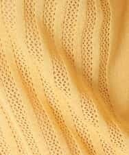 PZSGQ63230 GEORGES RECH(ジョルジュ・レッシュ) 透かし編みショートカーディガン イエロー