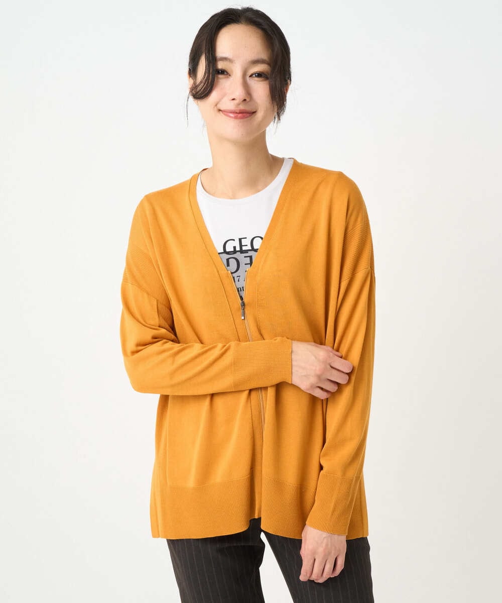 PZSJB51290 GEORGES RECH(ジョルジュ・レッシュ) リラックスカーディガン グレー