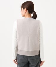 PZSJE26290 GEORGES RECH(ジョルジュ・レッシュ) シャギーモールニットベスト ベージュ