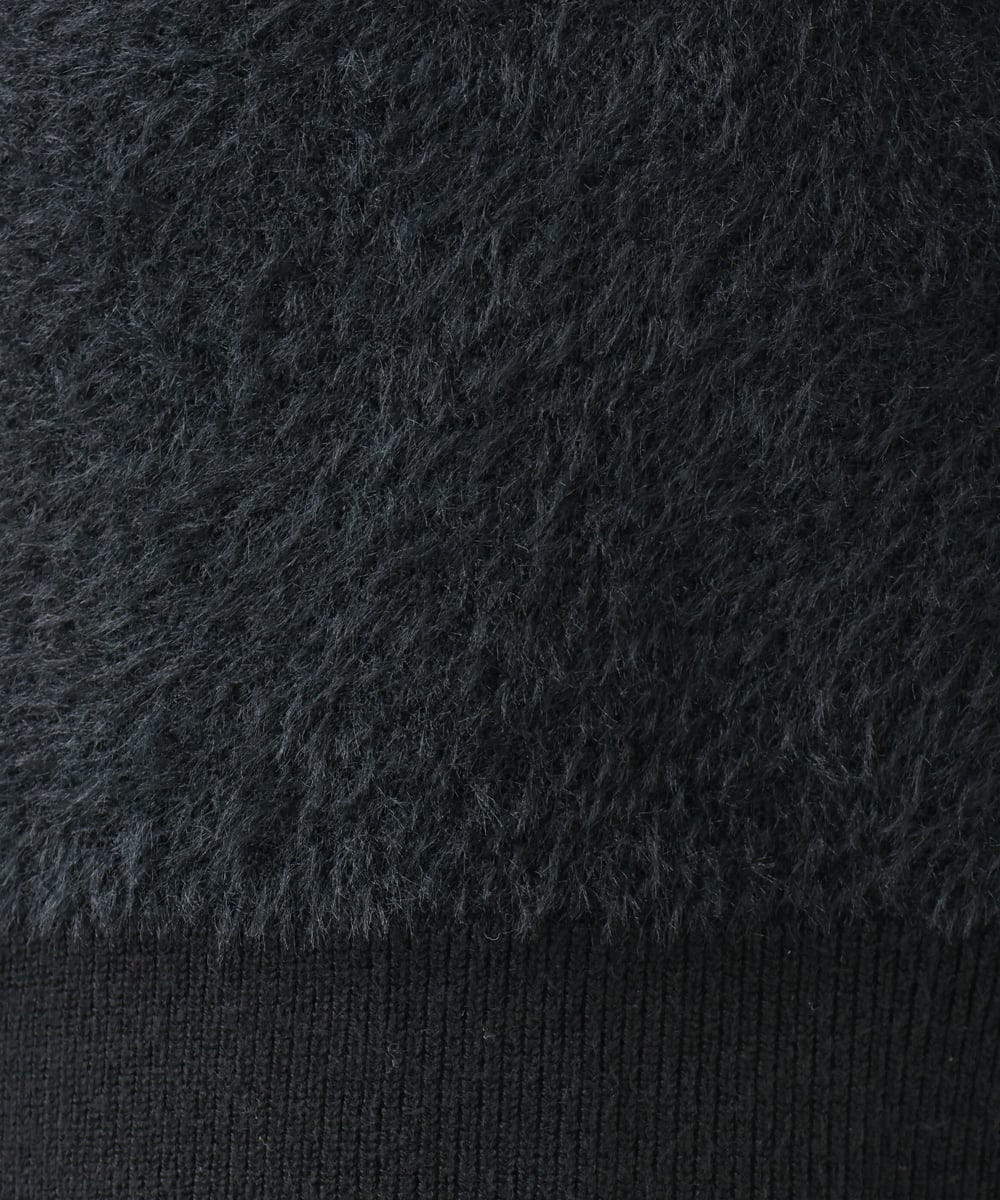 PZSJE26290 GEORGES RECH(ジョルジュ・レッシュ) シャギーモールニットベスト ベージュ