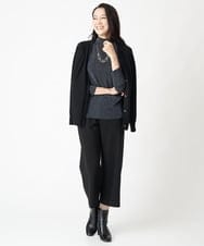 PZSJS42250 GEORGES RECH(ジョルジュ・レッシュ)  [日本製]ホールガーメント天竺ニットカーディガン ブルー