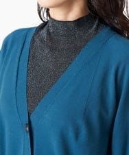 PZSJS42250 GEORGES RECH(ジョルジュ・レッシュ)  [日本製]ホールガーメント天竺ニットカーディガン ブルー