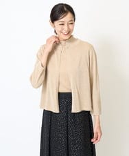 PZSJW50230 GEORGES RECH(ジョルジュ・レッシュ) [アンサンブル対応]スパークラメニットカーディガン アイボリー