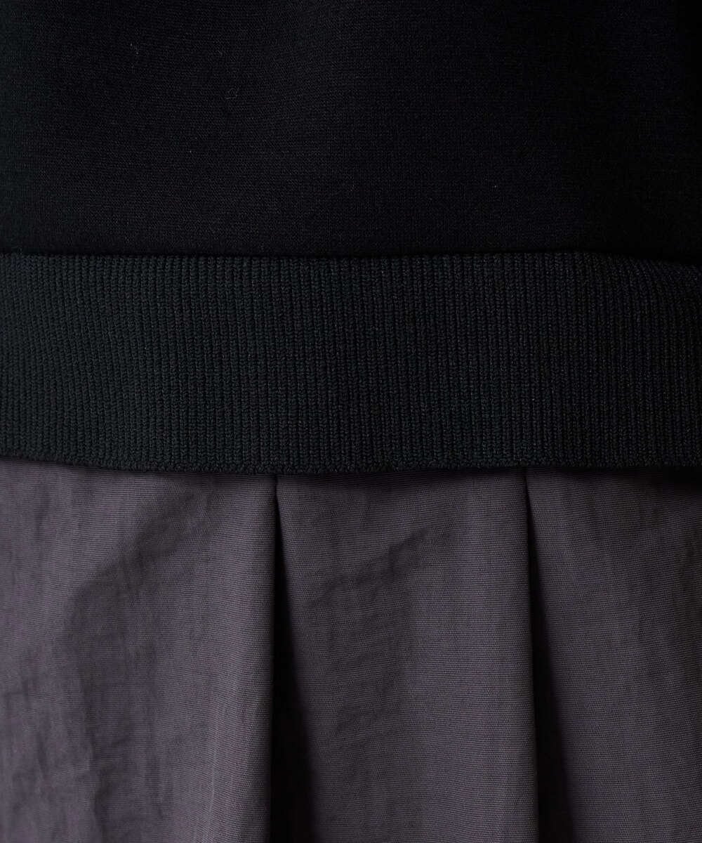 PZTAD02390 GEORGES RECH(ジョルジュ・レッシュ) ダンボールタフタドッキングロングジレ ネイビー