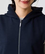 PZTAD02390 GEORGES RECH(ジョルジュ・レッシュ) ダンボールタフタドッキングロングジレ ネイビー