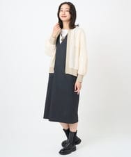 PZTAE57360 GEORGES RECH(ジョルジュ・レッシュ) フェザーチュールブルゾン ブラック