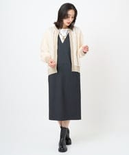 PZTAE57360 GEORGES RECH(ジョルジュ・レッシュ) フェザーチュールブルゾン ブラック