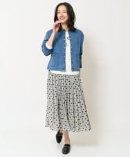 PZTEA26360 GEORGES RECH(ジョルジュ・レッシュ)  [セットアップ対応]8.5ozスウェットデニムジャケット ブルー