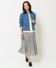 PZTEA26360 GEORGES RECH(ジョルジュ・レッシュ)  [セットアップ対応]8.5ozスウェットデニムジャケット ブルー