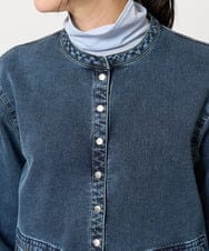 PZTEA26360 GEORGES RECH(ジョルジュ・レッシュ)  [セットアップ対応]8.5ozスウェットデニムジャケット ブルー
