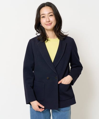 PZTEA29390 GEORGES RECH  [日本製]ジャージーミラノリブテー ラードジャケット
