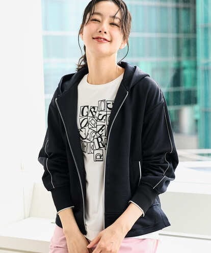 PZTEE02330 GEORGES RECH ジャージージップフードパーカー