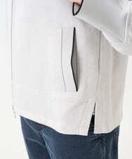 PZTEE02330 GEORGES RECH(ジョルジュ・レッシュ) ジャージージップフードパーカー ライトグレー