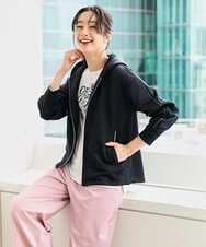 PZTEE02330 GEORGES RECH(ジョルジュ・レッシュ) ジャージージップフードパーカー ライトグレー