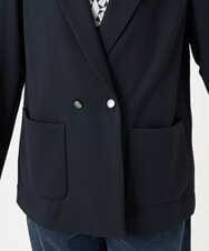 PZTEE03390 GEORGES RECH(ジョルジュ・レッシュ)  [日本製]ジャージーテーラードジャケット ネイビー