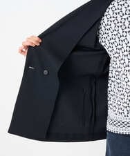 PZTEE03390 GEORGES RECH(ジョルジュ・レッシュ)  [日本製]ジャージーテーラードジャケット ネイビー