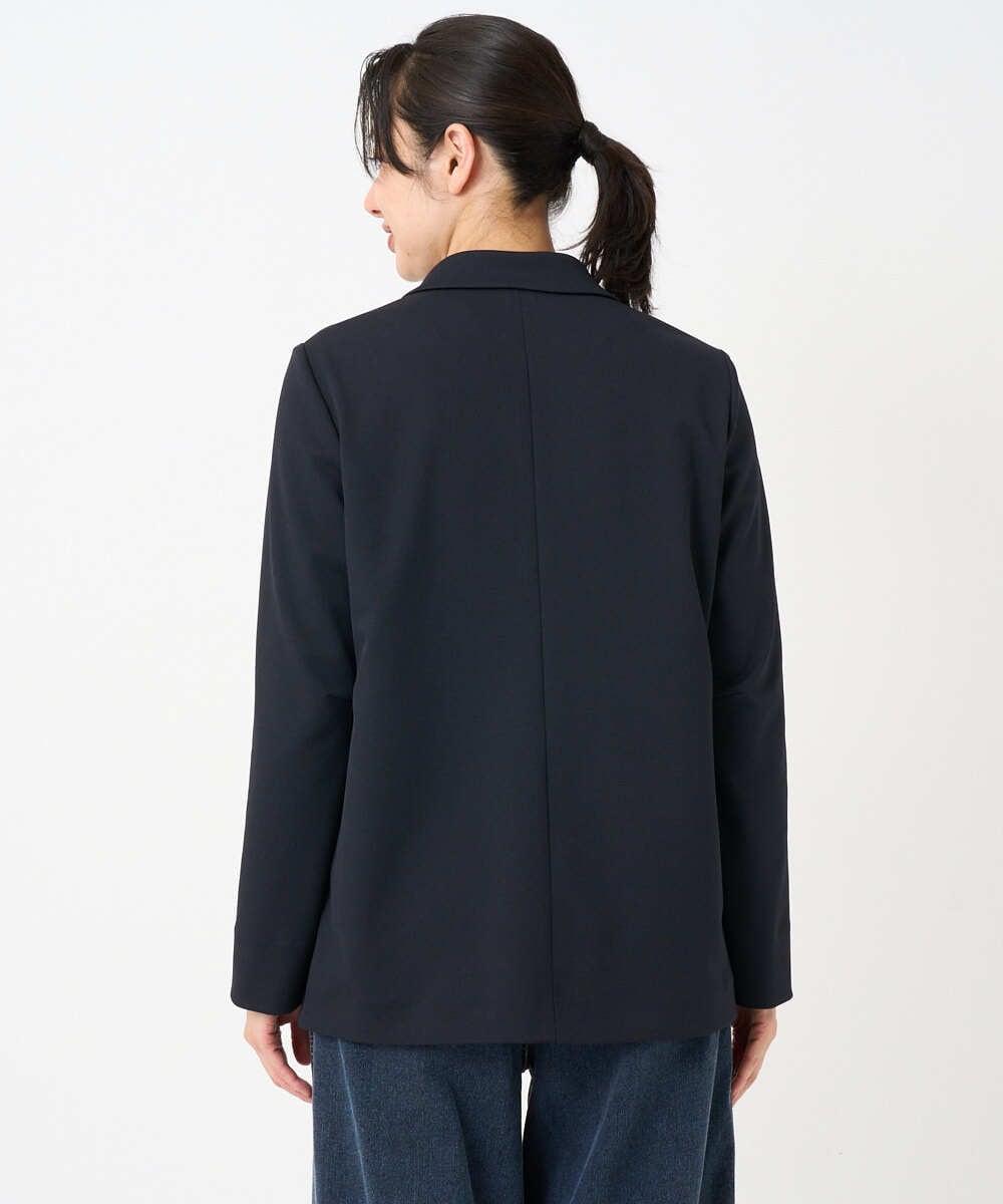 PZTEE03390 GEORGES RECH(ジョルジュ・レッシュ)  [日本製]ジャージーテーラードジャケット ネイビー