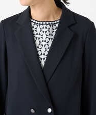 PZTEE03390 GEORGES RECH(ジョルジュ・レッシュ)  [日本製]ジャージーテーラードジャケット ネイビー