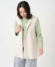 PZTEE20330 GEORGES RECH(ジョルジュ・レッシュ)  [セットアップ対応]ダンボールティアードフレアジレ ダークグレー