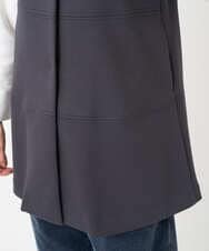 PZTEE20330 GEORGES RECH(ジョルジュ・レッシュ)  [セットアップ対応]ダンボールティアードフレアジレ ダークグレー