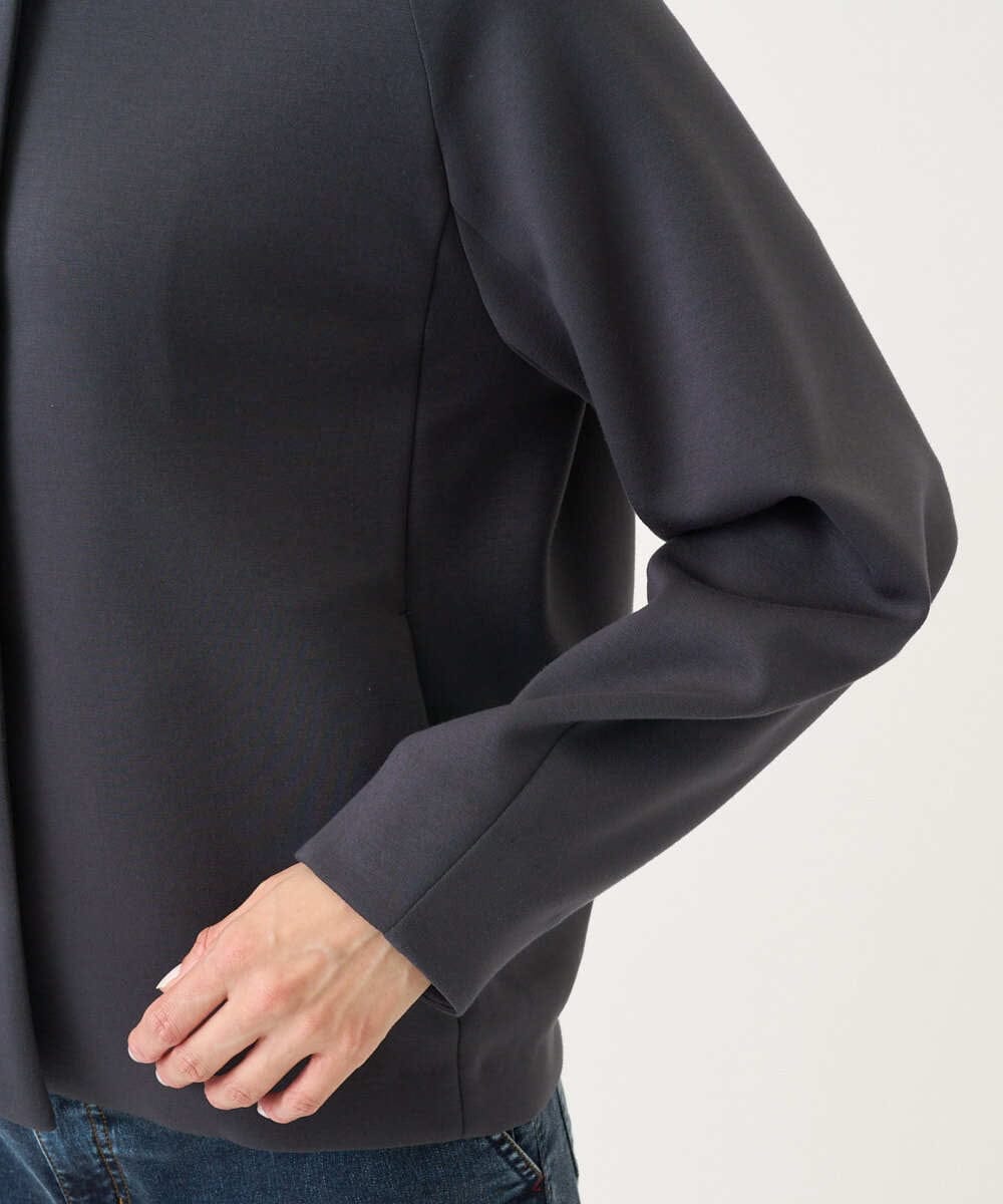 PZTEE21360 GEORGES RECH(ジョルジュ・レッシュ)  [セットアップ対応]ダンボールジャージーブルゾン ダークグレー