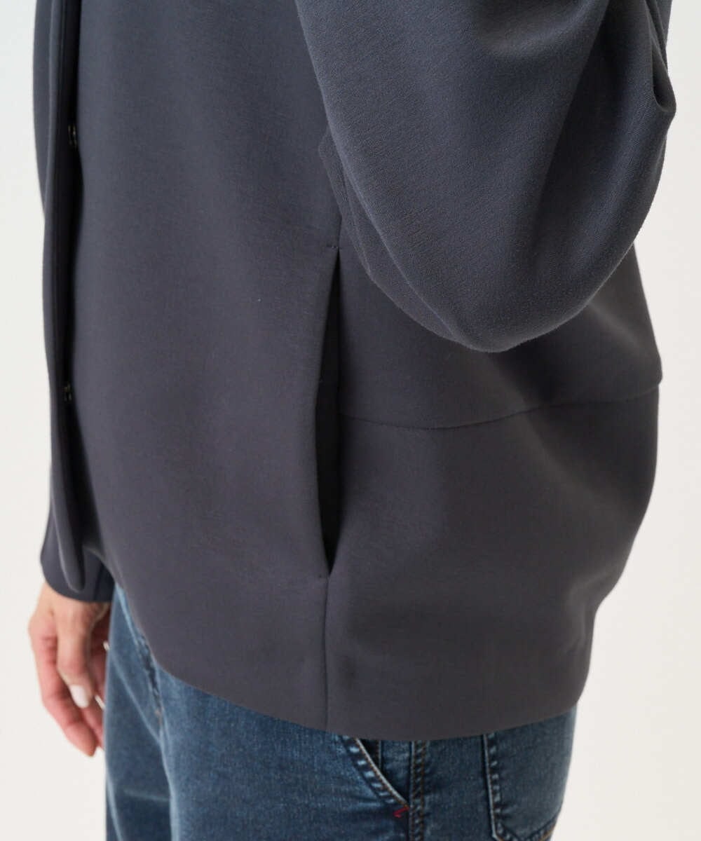 PZTEE21360 GEORGES RECH(ジョルジュ・レッシュ)  [セットアップ対応]ダンボールジャージーブルゾン ダークグレー