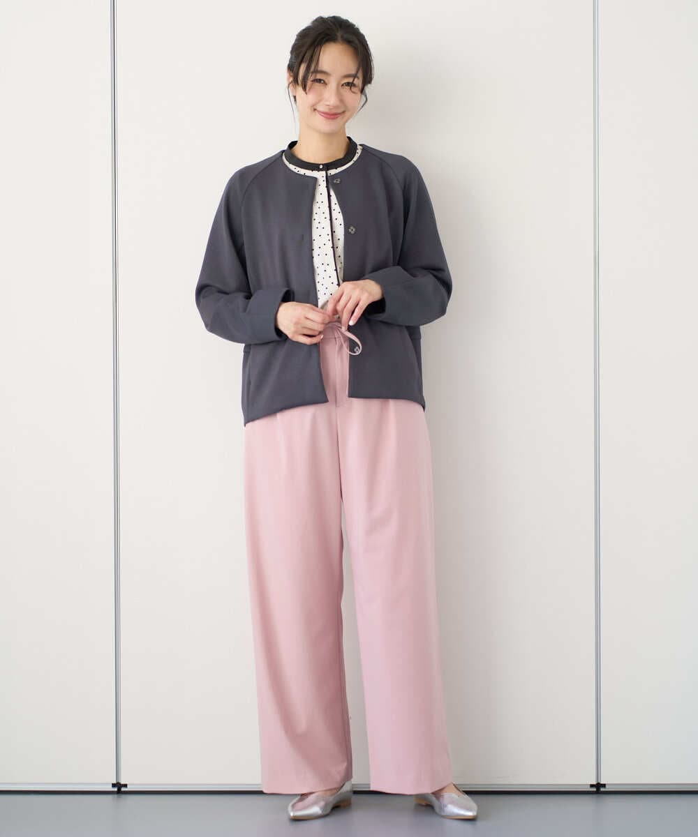 PZTEE21360 GEORGES RECH(ジョルジュ・レッシュ)  [セットアップ対応]ダンボールジャージーブルゾン ダークグレー