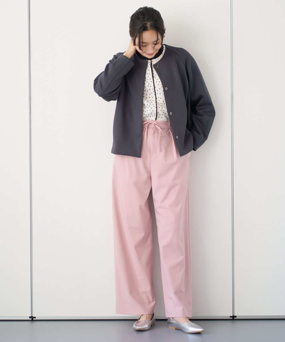 PZTEE21360 GEORGES RECH(ジョルジュ・レッシュ)  [セットアップ対応]ダンボールジャージーブルゾン ダークグレー