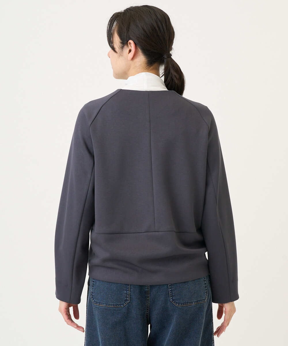 PZTEE21360 GEORGES RECH(ジョルジュ・レッシュ)  [セットアップ対応]ダンボールジャージーブルゾン ダークグレー