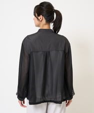 PZTGB44360 GEORGES RECH(ジョルジュ・レッシュ) ダイヤチュールネットシアーブルゾン ブラック