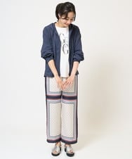 PZTGC85270 GEORGES RECH(ジョルジュ・レッシュ)  [多機能素材]UVカットジャージーパーカー ライトグレー
