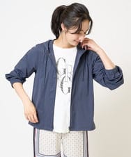 PZTGC85270 GEORGES RECH(ジョルジュ・レッシュ)  [多機能素材]UVカットジャージーパーカー ライトグレー