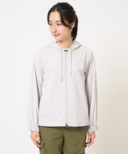PZTGC85270 GEORGES RECH(ジョルジュ・レッシュ)  [多機能素材]UVカットジャージーパーカー ライトグレー