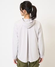 PZTGC85270 GEORGES RECH(ジョルジュ・レッシュ)  [多機能素材]UVカットジャージーパーカー ライトグレー