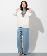 PZTGD06290 GEORGES RECH(ジョルジュ・レッシュ) ラグランスリーブ8分袖パーカー ネイビー