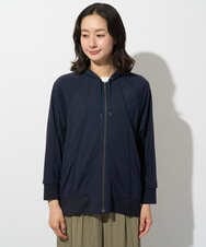 PZTGD06290 GEORGES RECH(ジョルジュ・レッシュ) ラグランスリーブ8分袖パーカー ネイビー