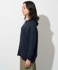 PZTGD06290 GEORGES RECH(ジョルジュ・レッシュ) ラグランスリーブ8分袖パーカー ネイビー