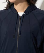 PZTGD06290 GEORGES RECH(ジョルジュ・レッシュ) ラグランスリーブ8分袖パーカー ネイビー