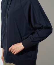 PZTGD06290 GEORGES RECH(ジョルジュ・レッシュ) ラグランスリーブ8分袖パーカー ネイビー