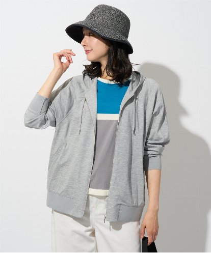 PZTGD06290 GEORGES RECH ラグランスリーブ8分袖パーカー