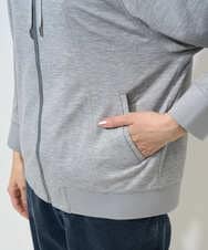 PZTGD06290 GEORGES RECH(ジョルジュ・レッシュ) ラグランスリーブ8分袖パーカー ライトグレー