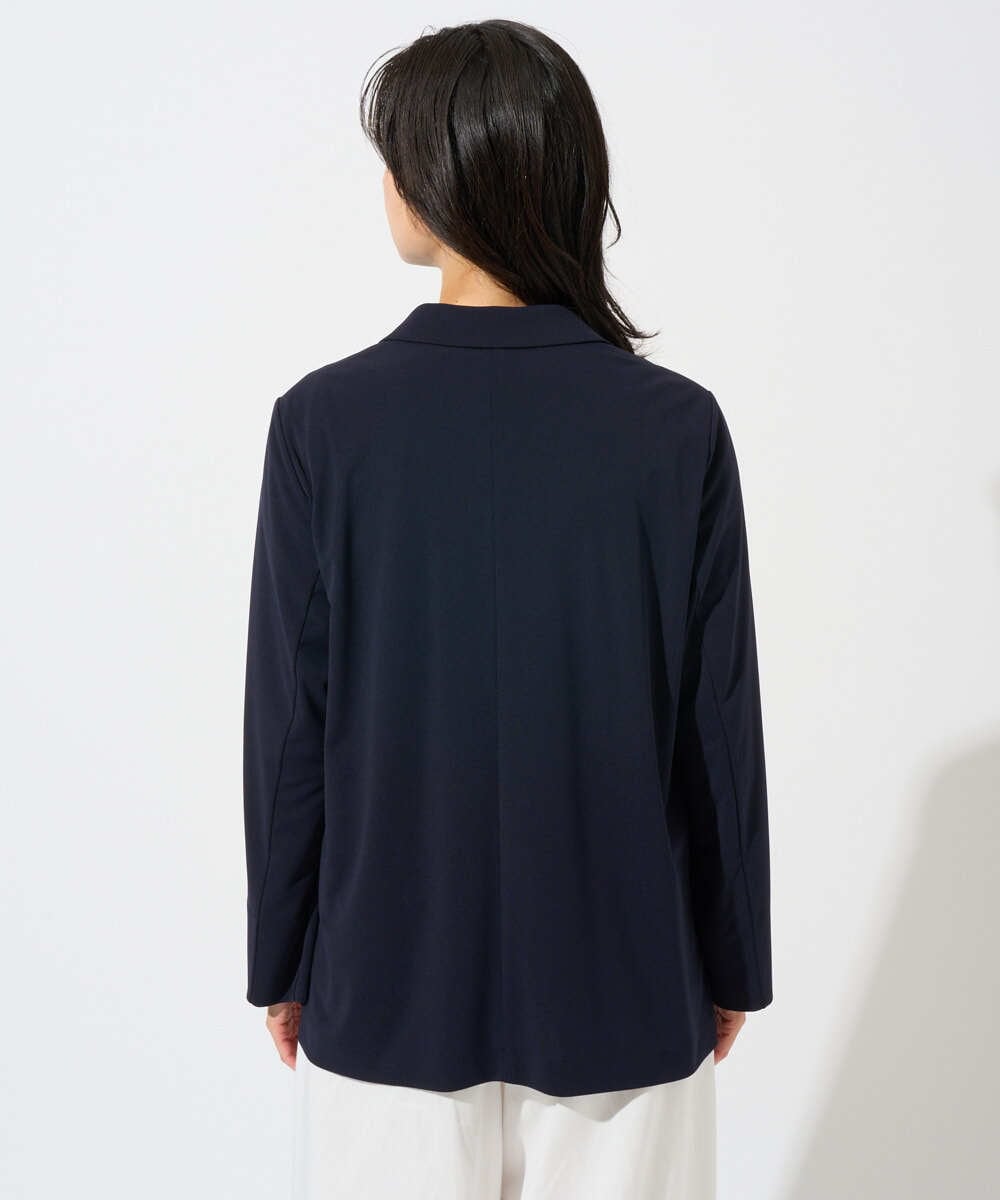 PZTGD11390 GEORGES RECH(ジョルジュ・レッシュ)  [セットアップ対応]ドライタッチジャージーテーラードジャケット ネイビー