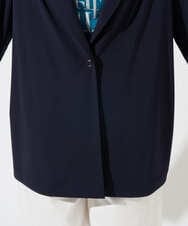 PZTGD11390 GEORGES RECH(ジョルジュ・レッシュ)  [セットアップ対応]ドライタッチジャージーテーラードジャケット ネイビー