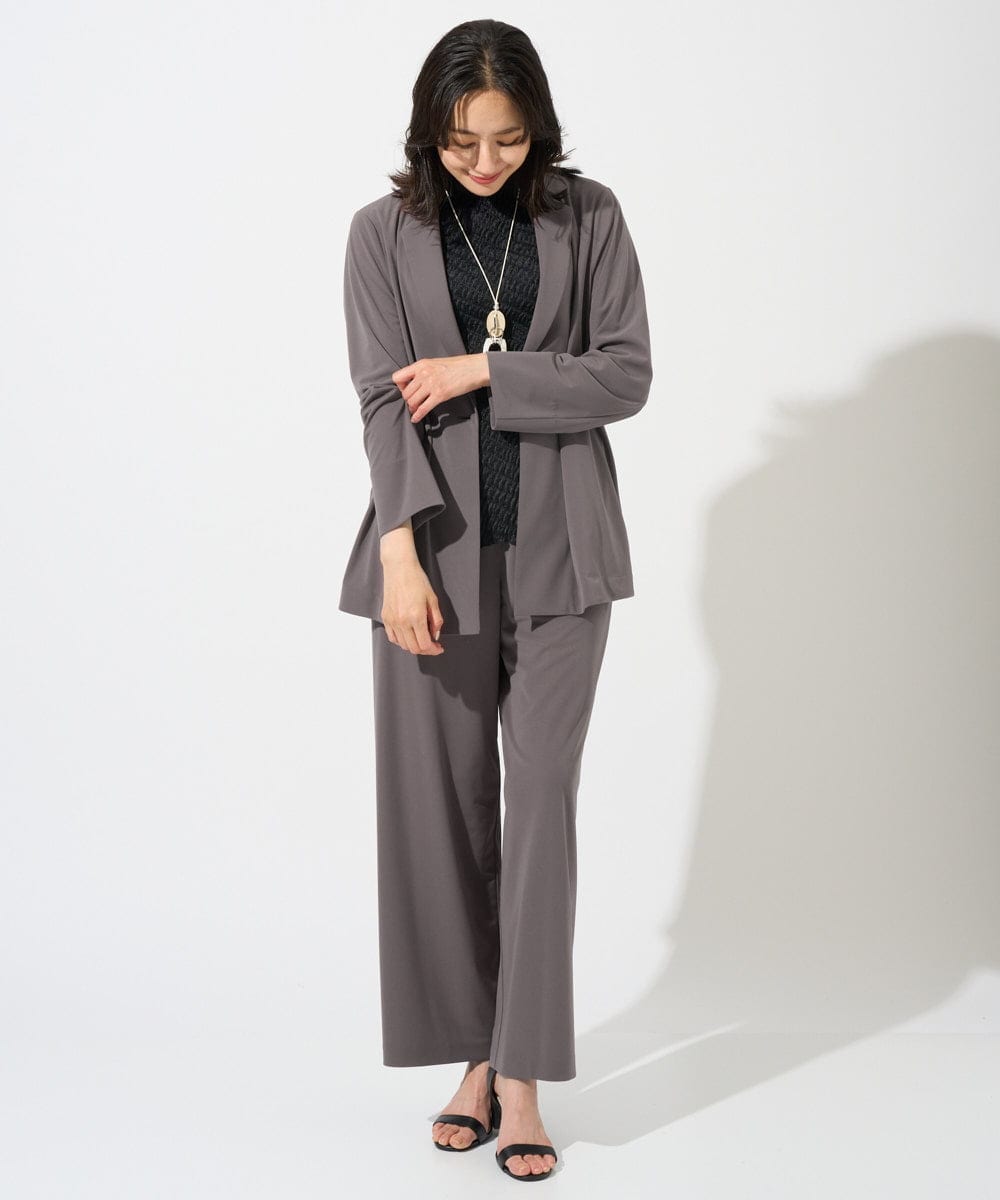 PZTGD11390 GEORGES RECH(ジョルジュ・レッシュ)  [セットアップ対応]ドライタッチジャージーテーラードジャケット ネイビー