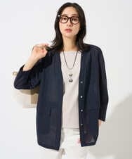 PZTGD21330 GEORGES RECH(ジョルジュ・レッシュ) シアートリコットジャケット ネイビー