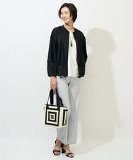 PZTGE41330 GEORGES RECH(ジョルジュ・レッシュ)  [セットアップ対応]スタンドカラーシアーブルゾン ブラック