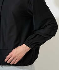 PZTGE41330 GEORGES RECH(ジョルジュ・レッシュ)  [セットアップ対応]スタンドカラーシアーブルゾン ブラック